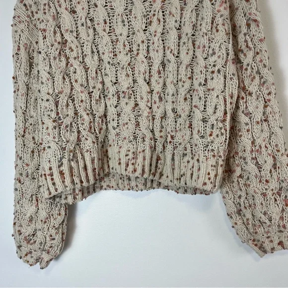 Moon & Madison Popcorn Chenille Knit Crew Neck Sweater - Picture 11 of 13